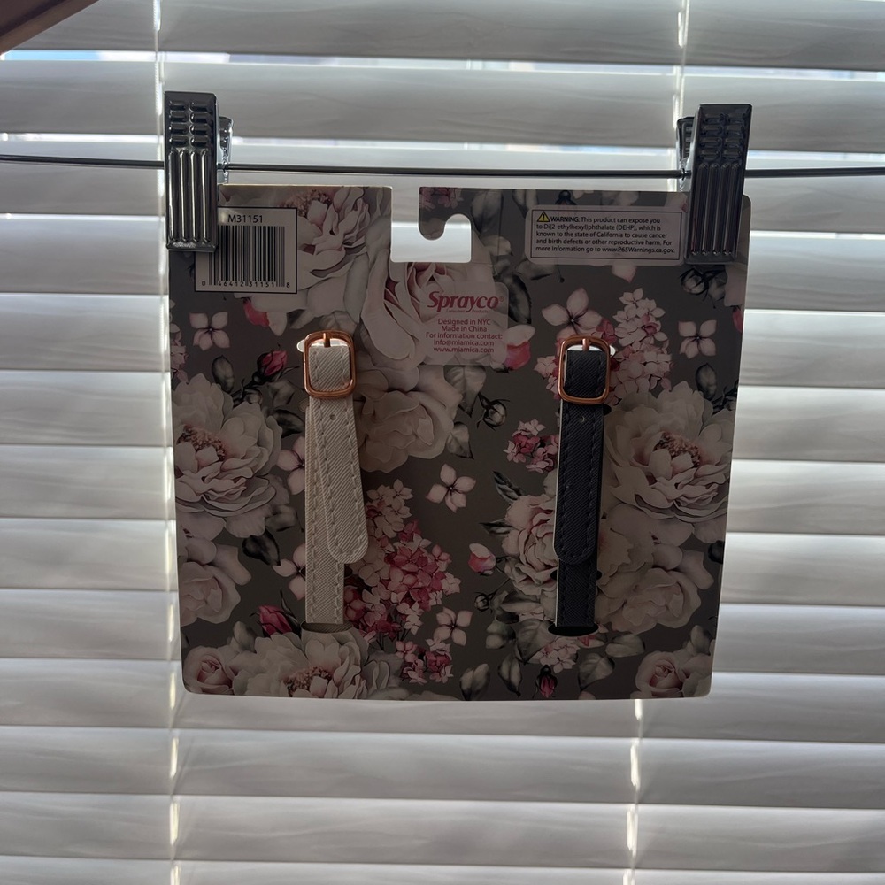 Mr. & Mrs. Double Luggage Tag Set